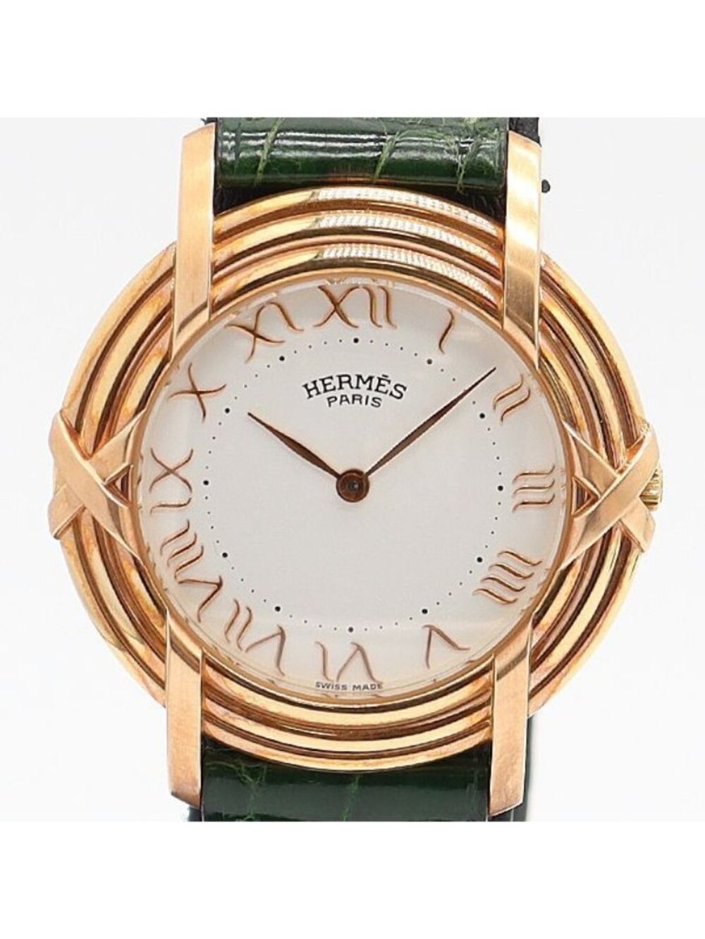 Hermes Arceau White Dial Watch